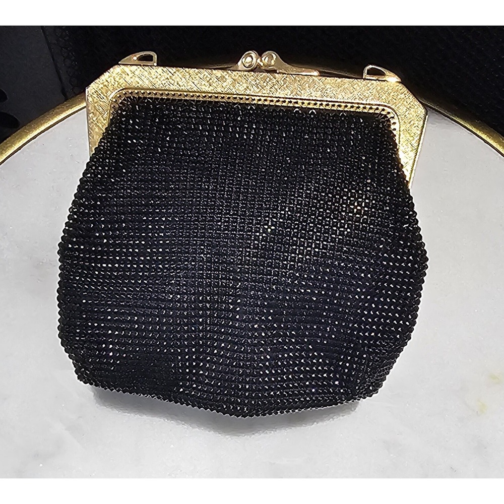 Vintage‎ Black And Gold Mesh Bag